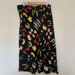 Sandy Midi Skirt - Tapas Black